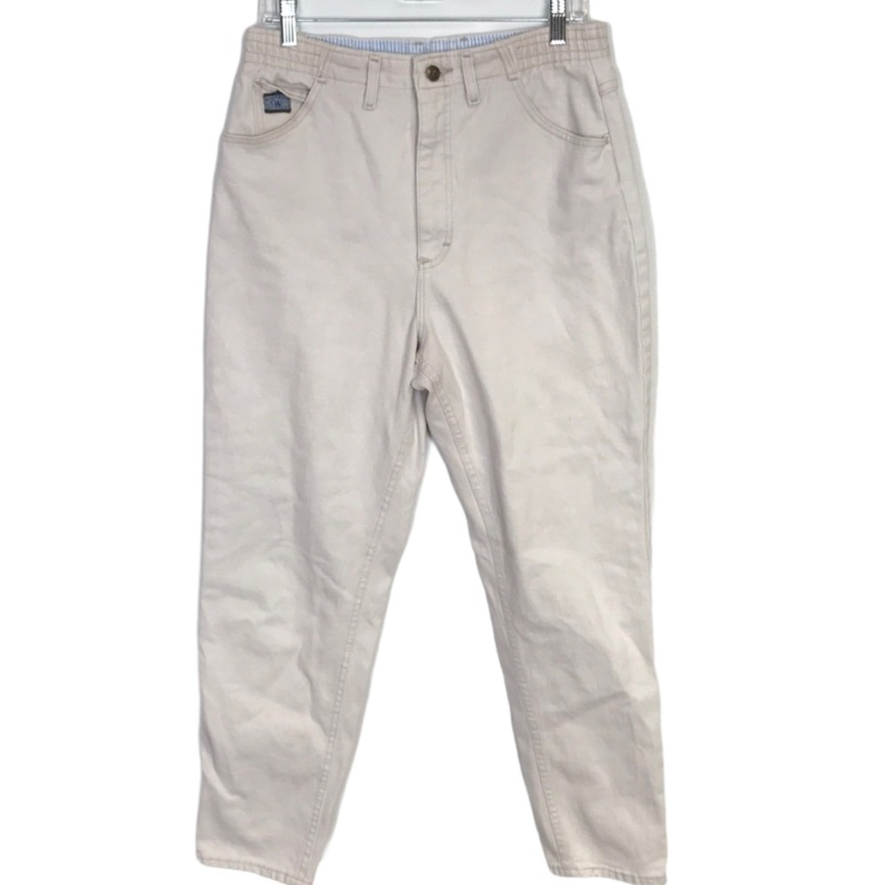 Vintage Women's White Super Highwaisted Mom Jeans